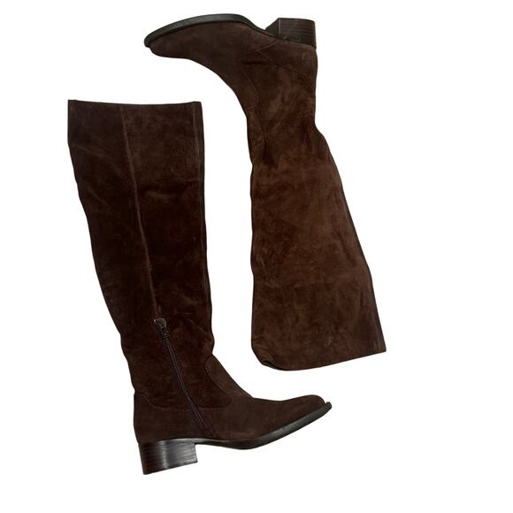 Born Women's Dark Brown Cricket Suede Leather Boots Knee High Size 6.5M NWOT - Picture 5 of 11